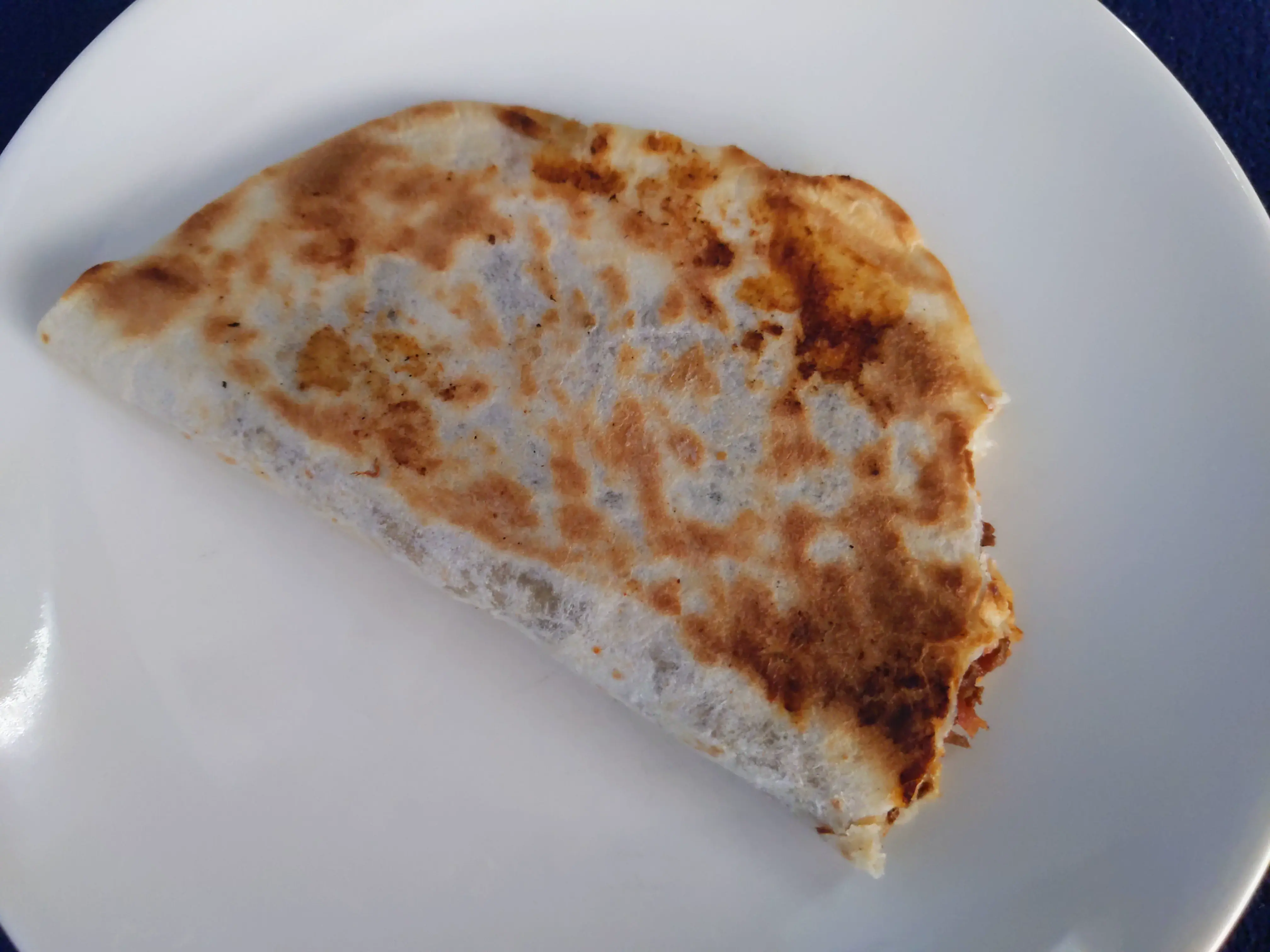 Brisket and Bean Quesadilla with using Montery Jack Cheese brisket quesadilla