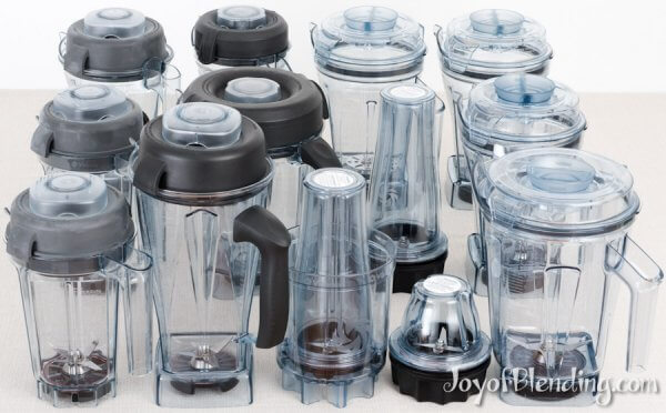 All (13!) current home Vitamix containers