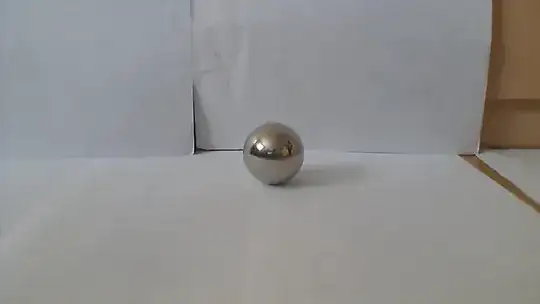 a silver ball