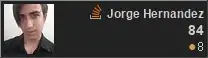profile for Jorge Hernandez at Stack Overflow, Q&A for professional and enthusiast programmers