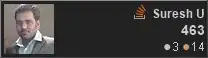 profile for Suresh at Stack Overflow, Q&A for professional and enthusiast programmers