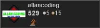 profile for Allancoding on Stack Exchange, a network of free, community-driven Q&A sites