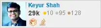 profile for Keyur Shah on Stack Exchange, a network of free, community-driven Q&A sites