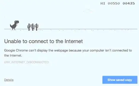 Chrome Dinosaur Game