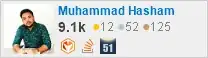 profile for Muhammad Hasham on Stack Exchange, a network of free, community-driven Q&A sites