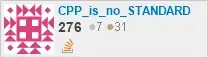 profile for CPP_is_no_STANDARD on Stack Exchange, a network of free, community-driven Q&A sites