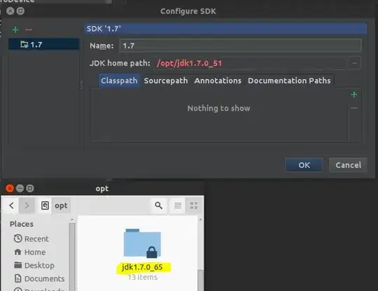 Broken Configure SDK dialog