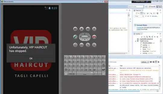 UnsupportedOperationException screenshot