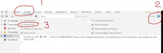 Results for the given example