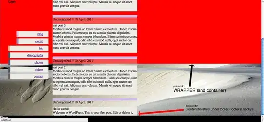 Image that is to be divided into shapes