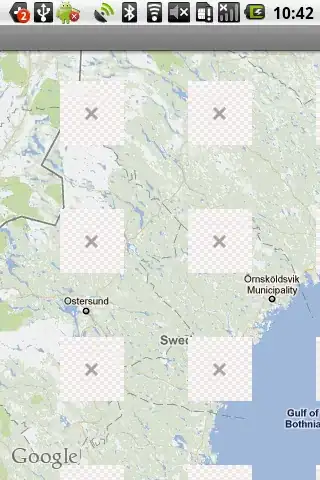 smaller screenshot of application