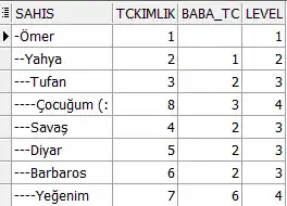 Screenshot with the result wanted by the user