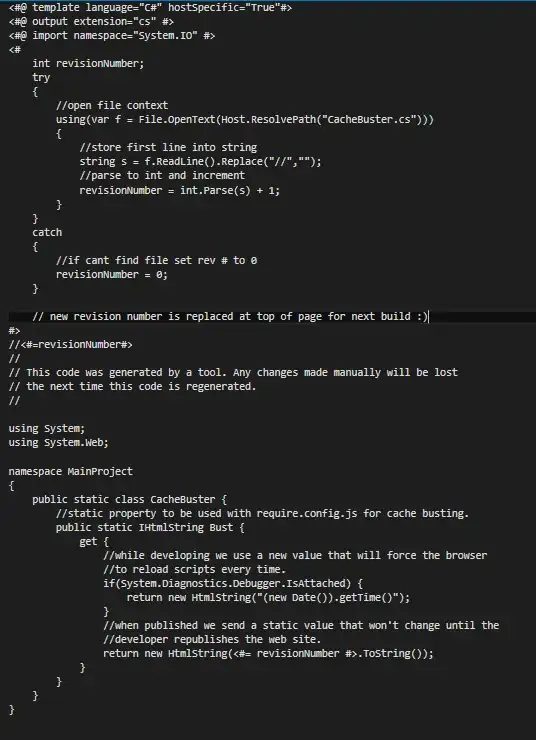 Meanwhile, the only C# lang server output