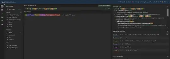 Working RegEx expression to add a class name