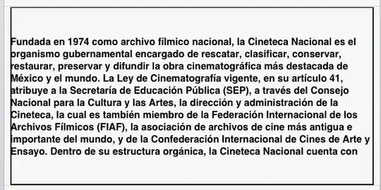 one column, no bleeding