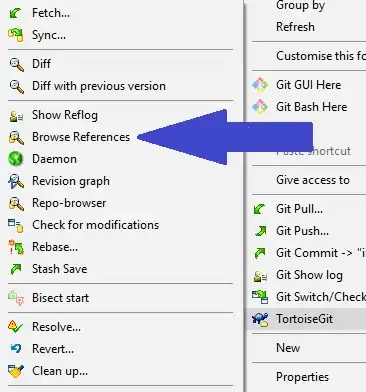 Browse References menu