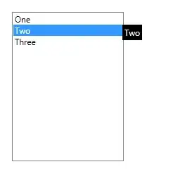 Window where I want the gui text to appear