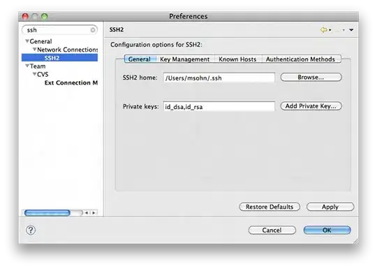 payments should be per column like this