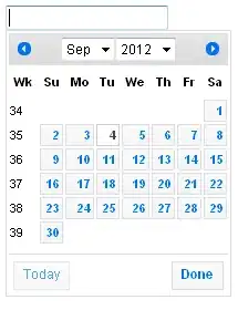 Square program output