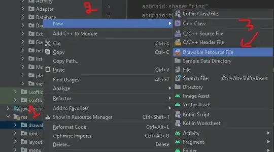 screen shot of console