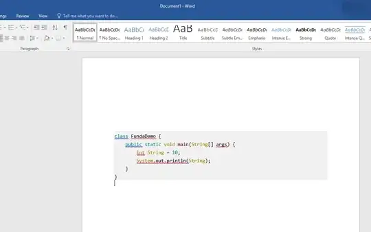 project settings screenshot