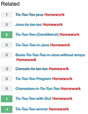 console screenshot - two questionmarks