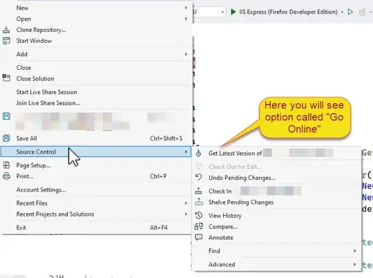 Sample ListView, with checkboxes removed from individual items