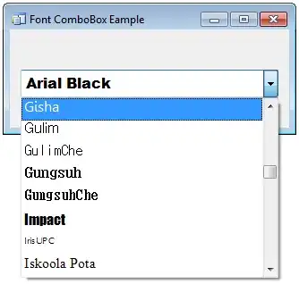 Graph using stack_area()