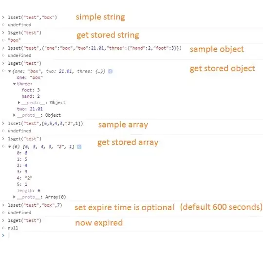 visualization settings