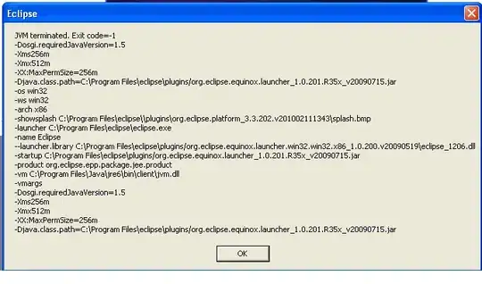 The output I'm trying to achieve