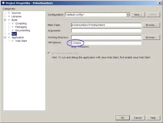 setting the heap size