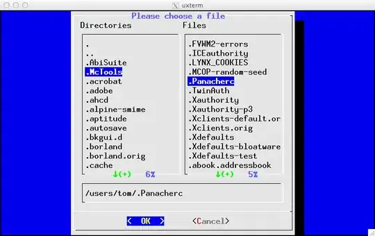 Screenshot of the input and output of the above code
