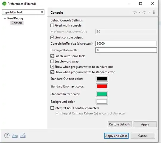 Resulting GeoTiff image with color table applied