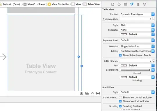 Top row after script is "run" from project page