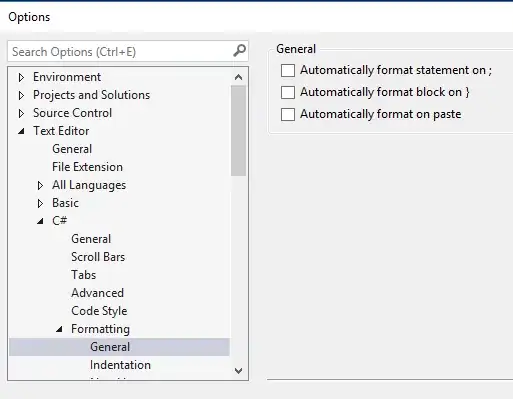The current appearance of the navbar
