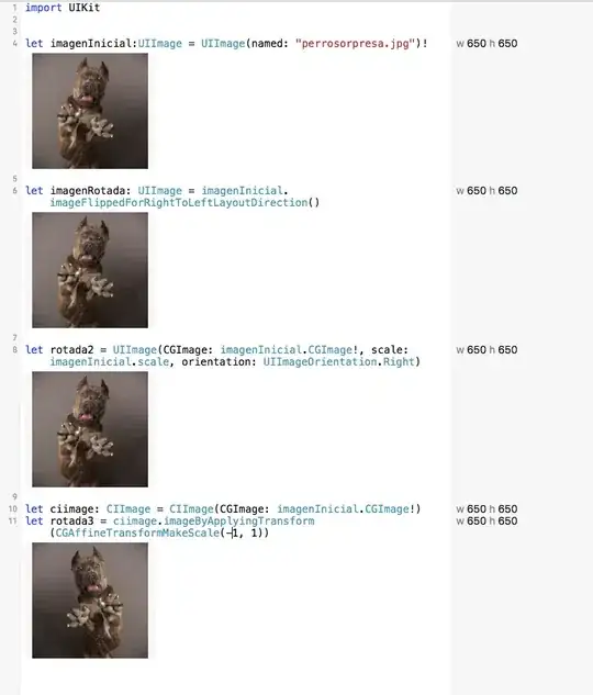 image of actual result