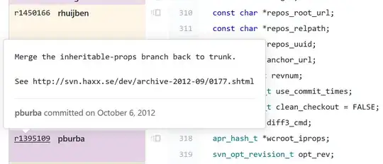 Screen shot of error page