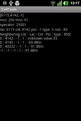 output without line added