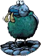 grogro eating small rabbit