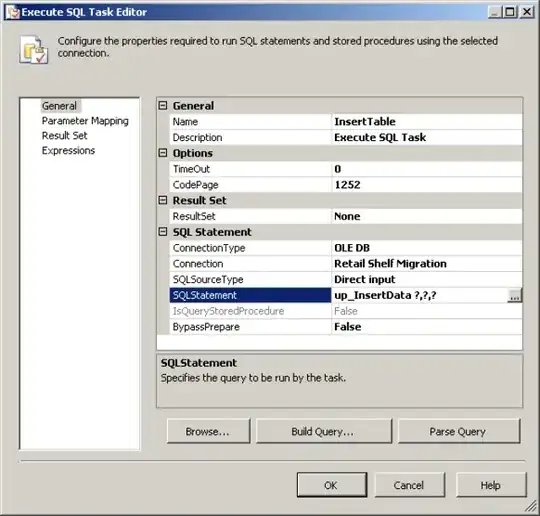 Execute SQL Task Editor - General