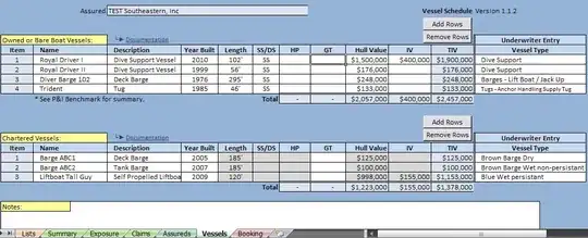 screenshot of run configuration