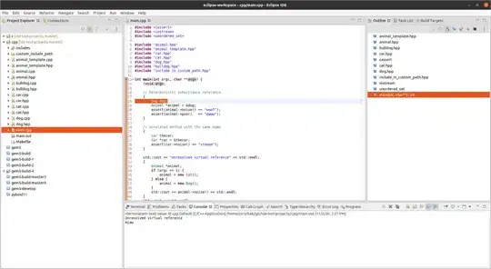 Example: the lowest table is what the result should look like