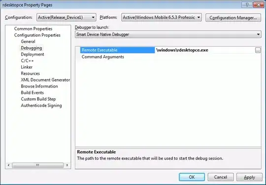 my rectangle matrix of vertices