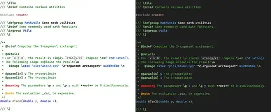 Illustration of method implementations
