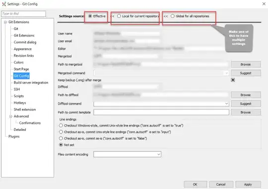How to switch/maintain multiple settings in Version 2.49