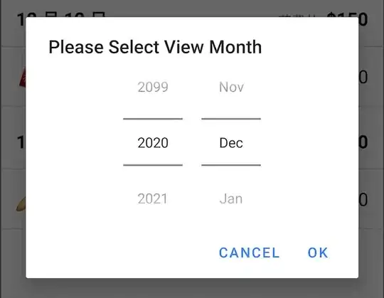 Month-Year Picker Dialog