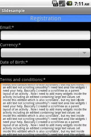 this is the screenshot of what my app looks in an 5 inch device