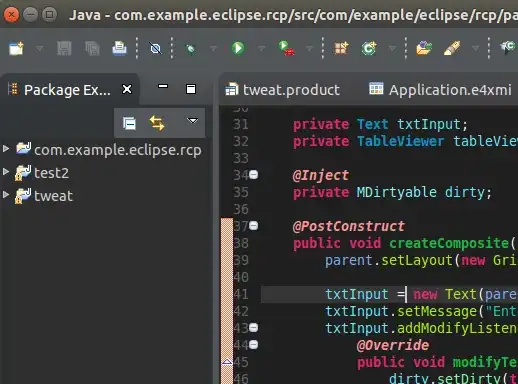 Example of Dataframe