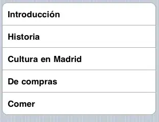 Round-bordered table