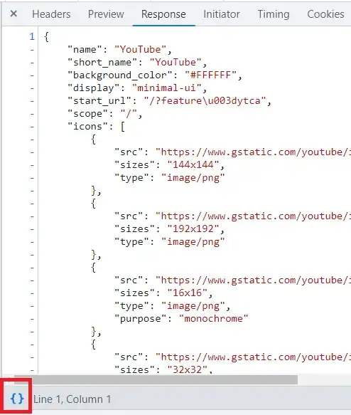 Here you see ALL selected items.  There are 10, as expected.
